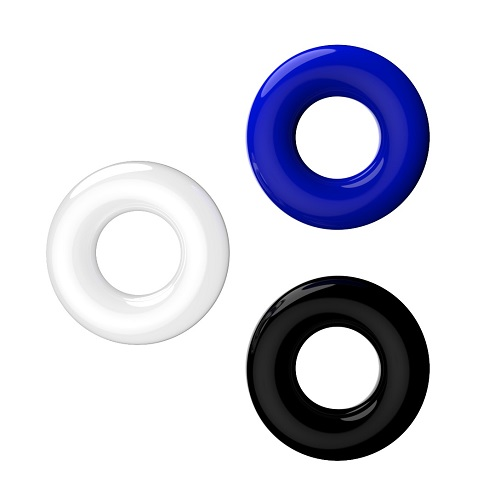 C- ring - 3 pack mjuka penisringar